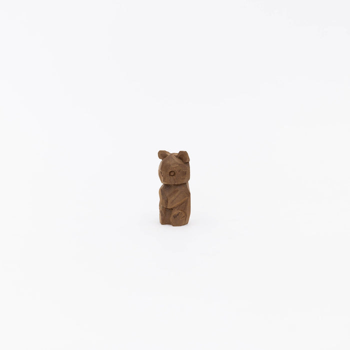 094 Wooden Bear Object from the Ainu | Tortoise General Store