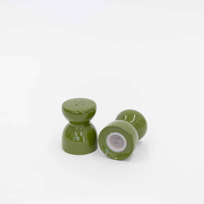 101 60's, Salt and Pepper Shaker - Olive green | Tortoise General Store