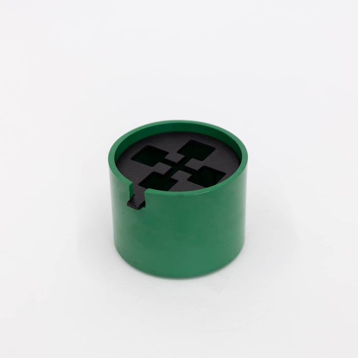 112 60's, Plastic Ashtray with cast iron lid - Green | Tortoise General Store
