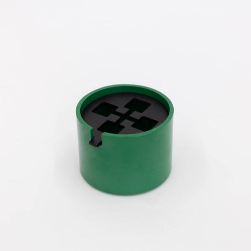 112 60's, Plastic Ashtray with cast iron lid - Green | Tortoise General Store