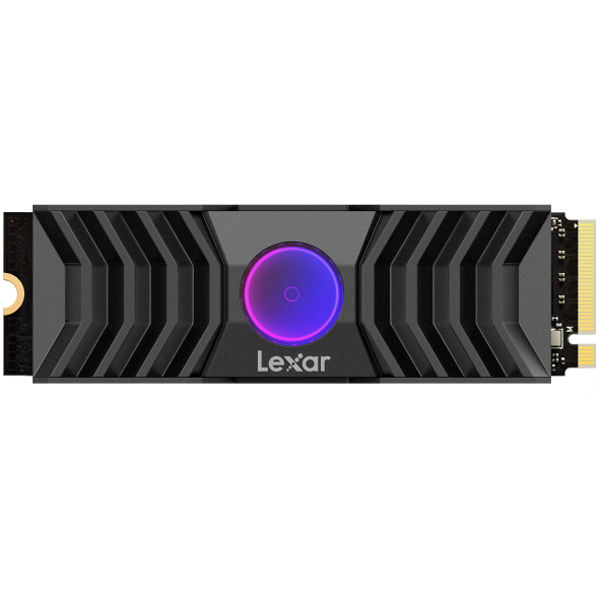 1TB High Speed PCIe Gen5 x4 M.2 NVMe up to 12,000 MB/s read and 11,000 MB/s write, RGB FAN heatsink – product image