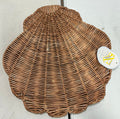 Woven rattan shell Charger