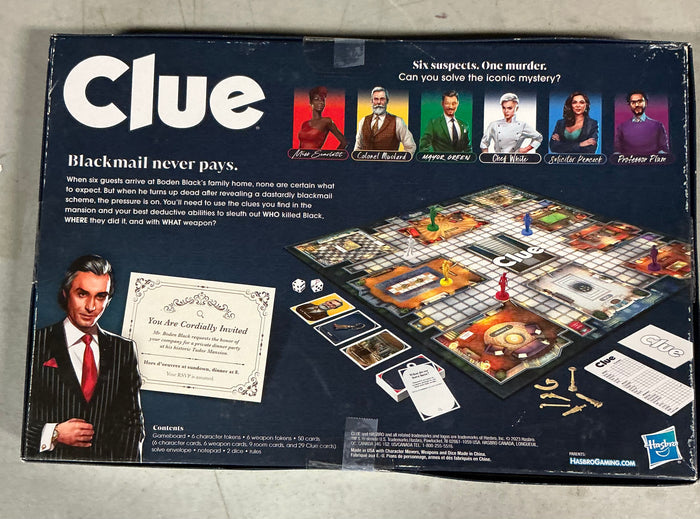 Clue the classic mystery game - OPEN BOX