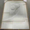 Framed 3D w/sand texture wall art - AS IS - COSMETIC FLAWS - PICK UP ONLY