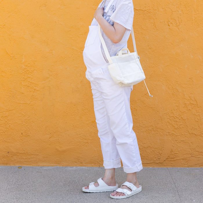 ANUNFOLD Side Pocket Mini Bag - White | Tortoise General Store