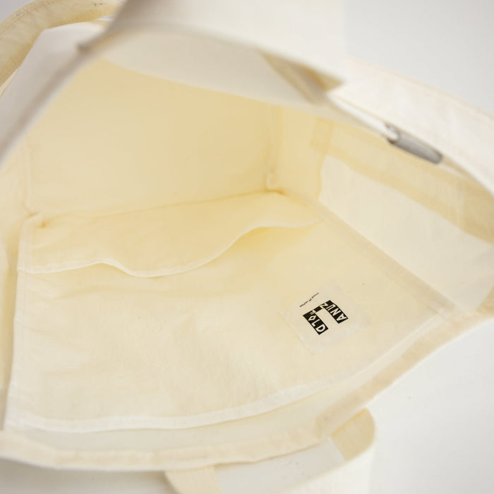 ANUNFOLD Side Pocket Tote Bag PT - White | Tortoise General Store