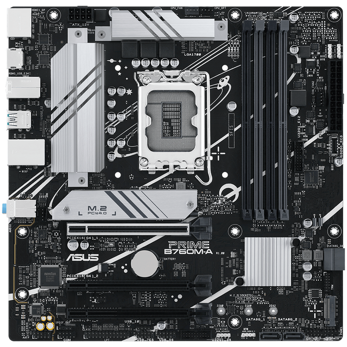 ASUS PRIME B760M-A-CSM mATX Motherboard - M1EAYC – alternate product view 2