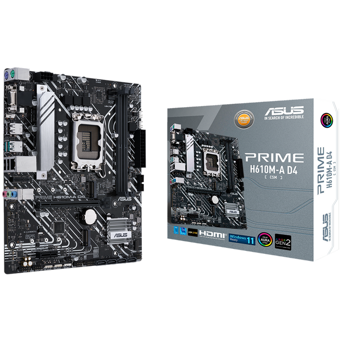 ASUS PRIME H610M-A D4-CSM LGA1700 mATX MB