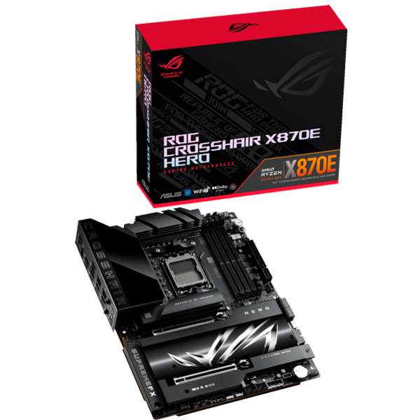 ASUS ROG CROSSHAIR X870E HERO ATX AM5 DDR5 - product photo
