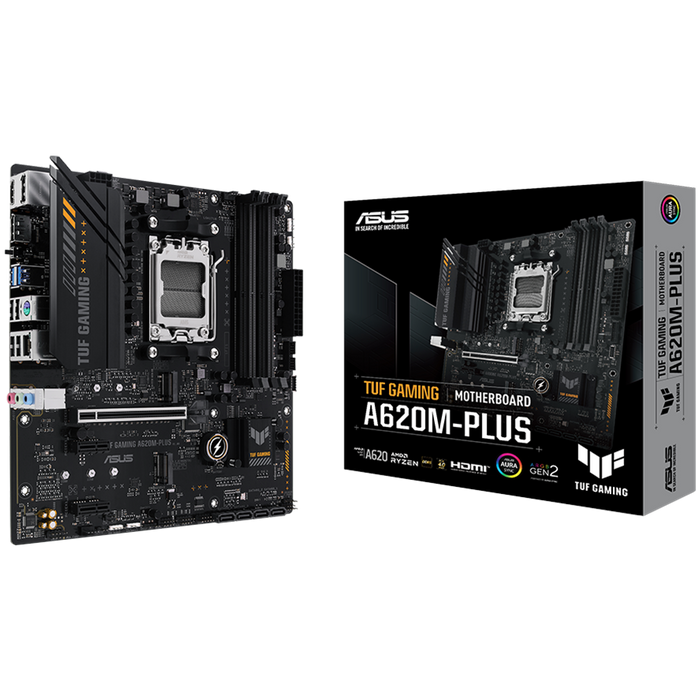ASUS TUF GAMING A620M-PLUS AM5 mATX gaming MB
