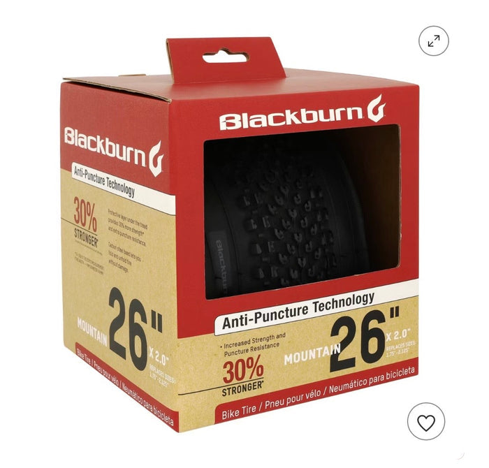Blackburn 26" Mountain Bike Tire - Black - Open Box