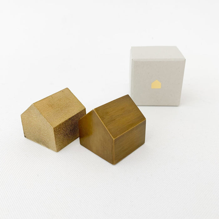 Brass House Paperweight - tortoise general store