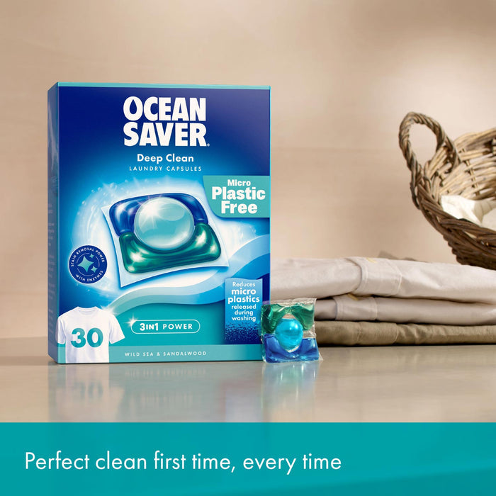Deep Clean Laundry Capsules +enzymes (30 Wash)