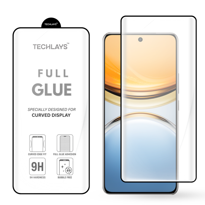 Edge Fusion Full Glue Glass for Vivo V27 Pro