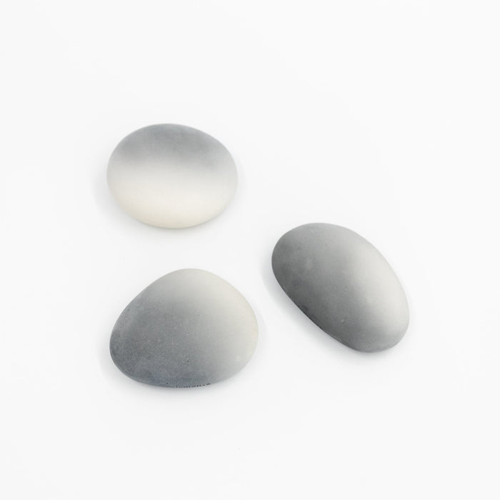 Elemense Pottery Stone Diffuser in White & Gray | Tortoise General Store
