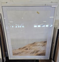 Framed underglass wall art - AS IS - BOTH HAVE SOME COSMETIC FLAWS (see pictures) - PICK UP ONLY