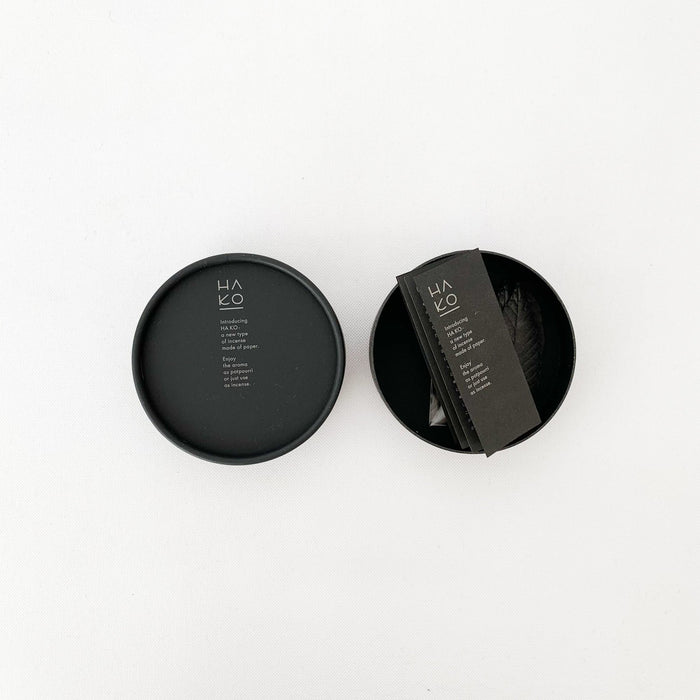 HA KO Paper Incense Black Case - tortoise general store