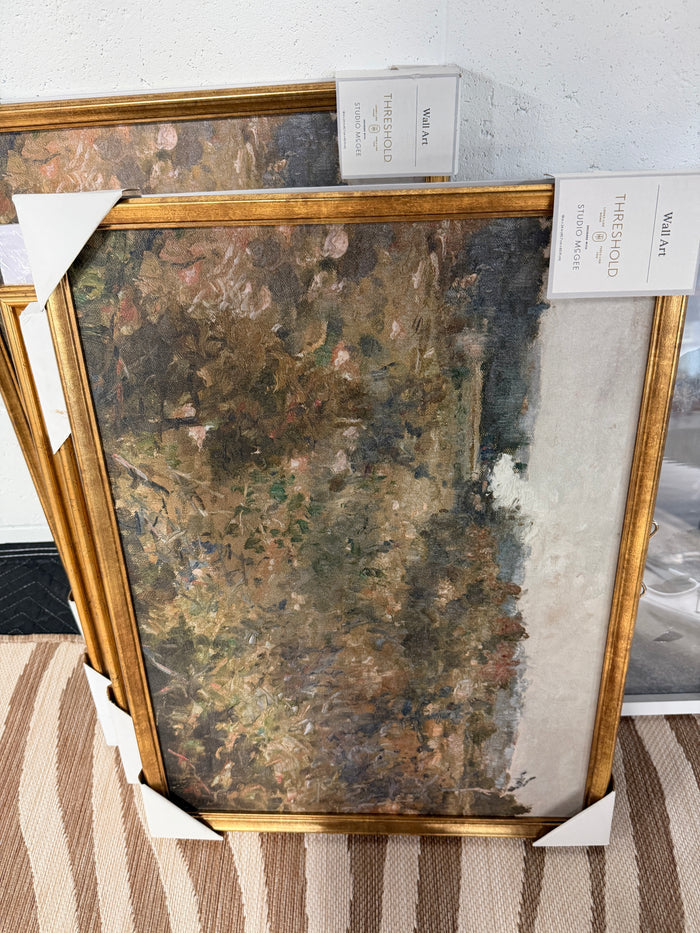 Gold Frame Meadow Flowers
