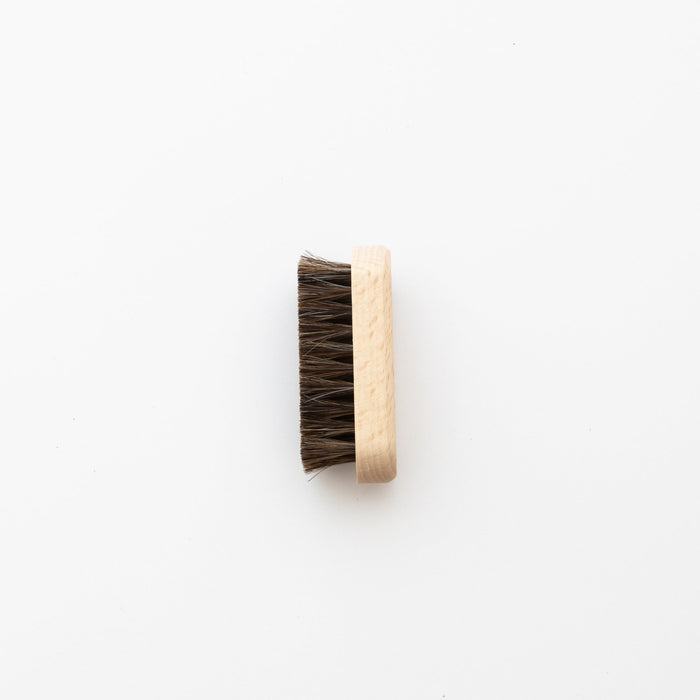 Leather Horse Hair Brush - tortoise general store