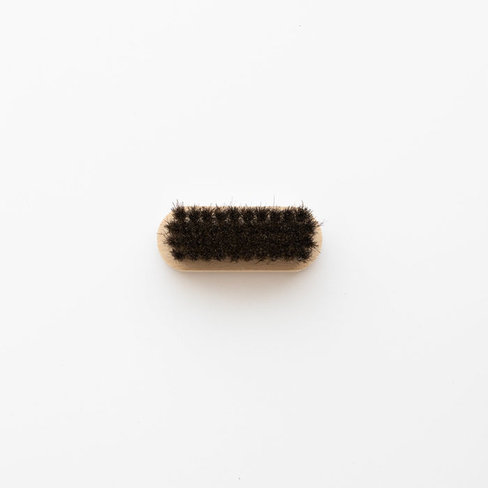 Leather Horse Hair Brush - tortoise general store