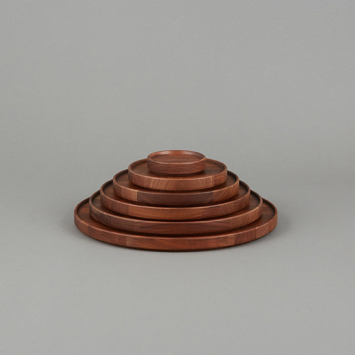 HPWN024 - Tray / Lid Walnut ø 7.3/8" - tortoise general store