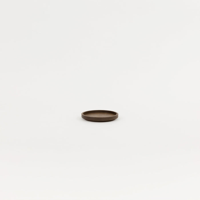 HRN122 - Tray / Lid Dark Brown ø 3.3/8" | Tortoise General Store