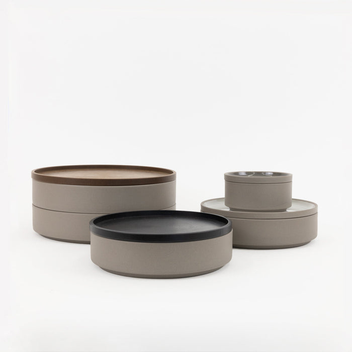 HRN125 - Tray / Lid Dark Brown ø 8.5/8" | Tortoise General Store
