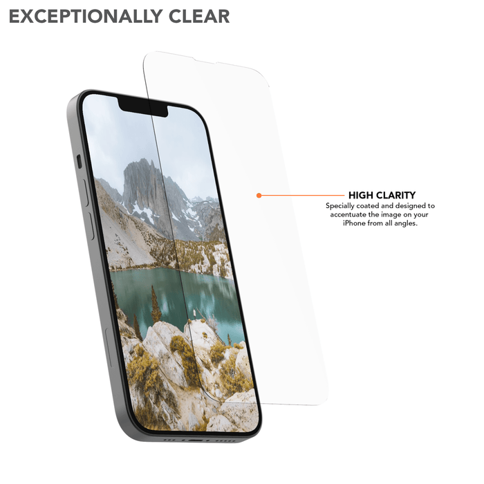Exceptionally Clear iPhone 14 Tempered Glass Screen Protector