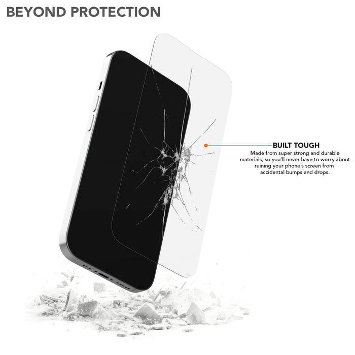 Tough iPhone 14 Tempered Glass Screen Protector