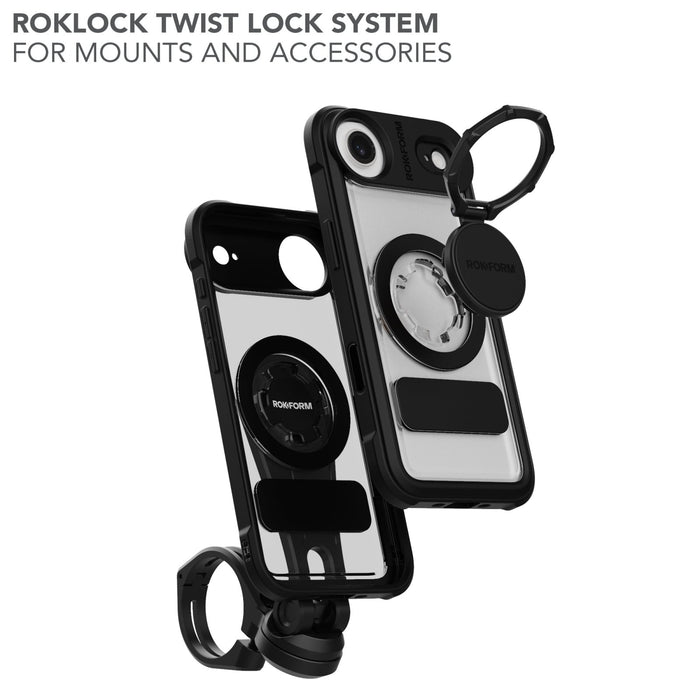 iPhone 17 Air Crystal Case with Roklock™ Twist Lock System for Mounts and Accessories