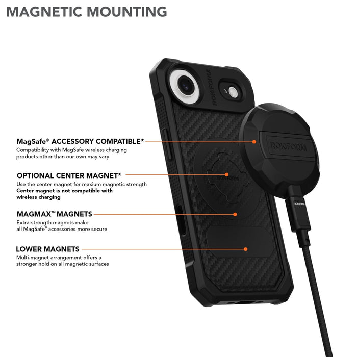 iPhone 17 Air Rugged Case with Magnetic Mounting