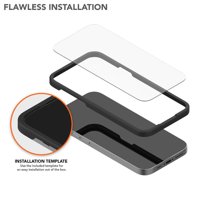 iPhone 17 Air Tempered Glass Screen Protector with Flawless Installation