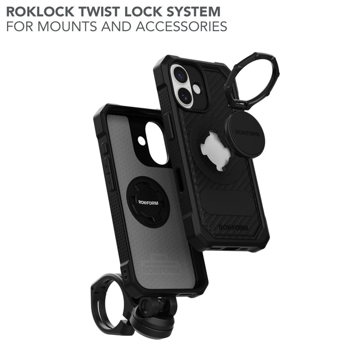 iPhone 17 Rugged Case with Roklock™ Twist Lock System For Mounts and Accessories