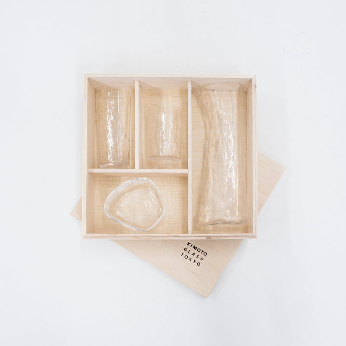 KIMOTO Glass Foison Sake Set | Tortoise General Store