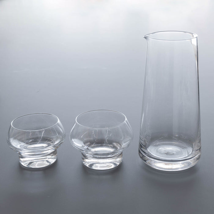 Kimoto Glassware Ryote Sake Set | Tortoise General Store