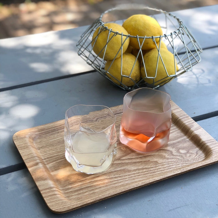 Clear Kimura Crumple Glass - tortoise general store