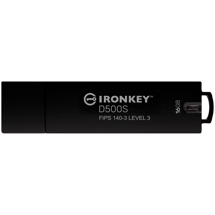 KINGSTON 16GB IronKey D500S FIPS 140-3 Lvl 3 (Pending) AES-256