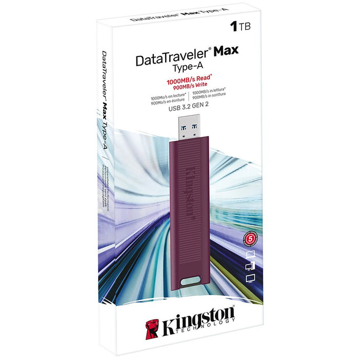 Kingston 1TB DataTraveler Max Type-A 1000R/900W USB 3.2 Gen 2 – alternate product view 3