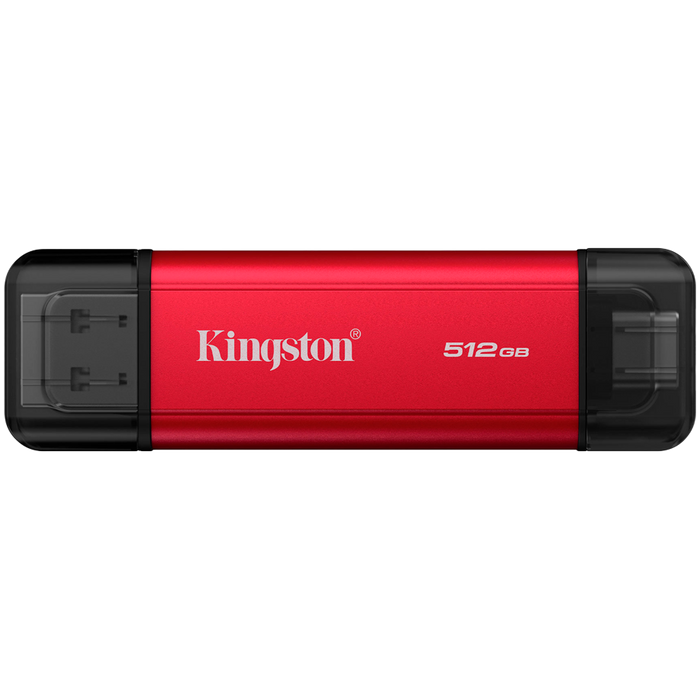 Kingston 512GB Dual USB-A/C Portable SSD, Up to 1050MB/s USB 3.2 Gen 2