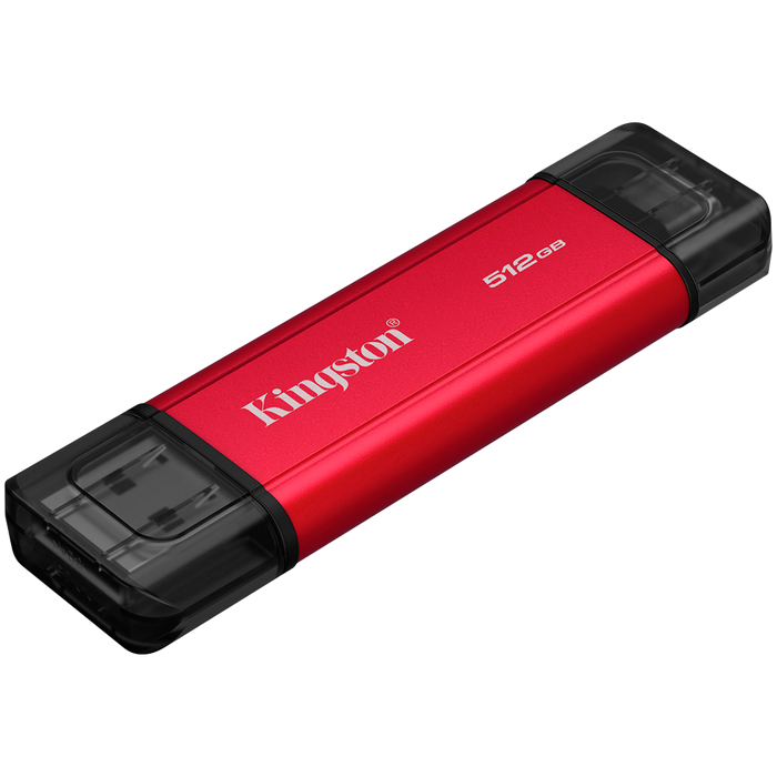 Kingston 512GB Dual USB-A/C Portable SSD, Up to 1050MB/s USB 3.2 Gen 2 – alternate product view 3