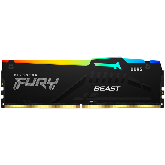 Kingston DRAM 8GB 5200MT/s DDR5 CL36 DIMM FURY Beast RGB EXPO