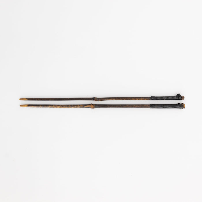 Kosuga Black Bamboo Serving Chopsticks | Tortoise General Store