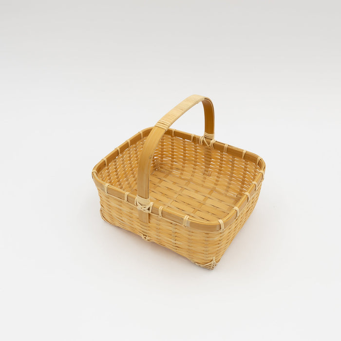 Kosuga Square Basket with Handle | Tortoise General Store