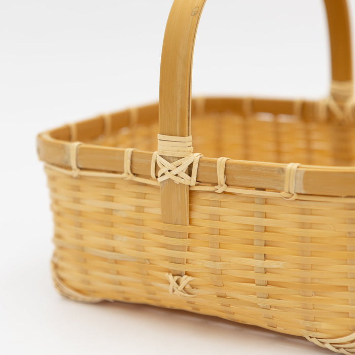 Kosuga Square Basket with Handle | Tortoise General Store