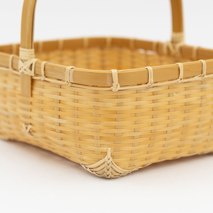 Kosuga Square Basket with Handle | Tortoise General Store