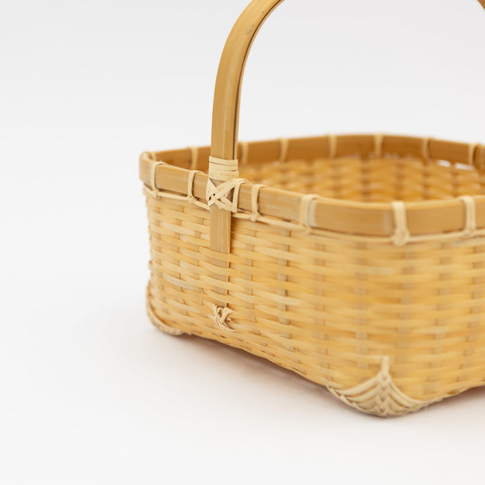 Kosuga Square Basket with Handle | Tortoise General Store