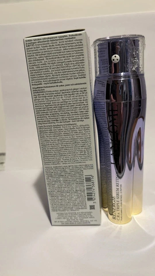 Lancome Renergie C.R.x Triple Serum RETINOL 1.7 oz / 50mL New in Box