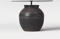 Large Ceramic Table Lamp BASE Black - Threshold™ AS-IS PICKUP ONLY