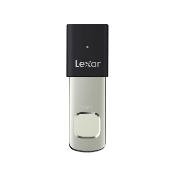 Lexar 64GB Fingerprint F35pro USB 3.2 Gen1 flash drive, up to 300MB/s read and 60MB/s write – product image