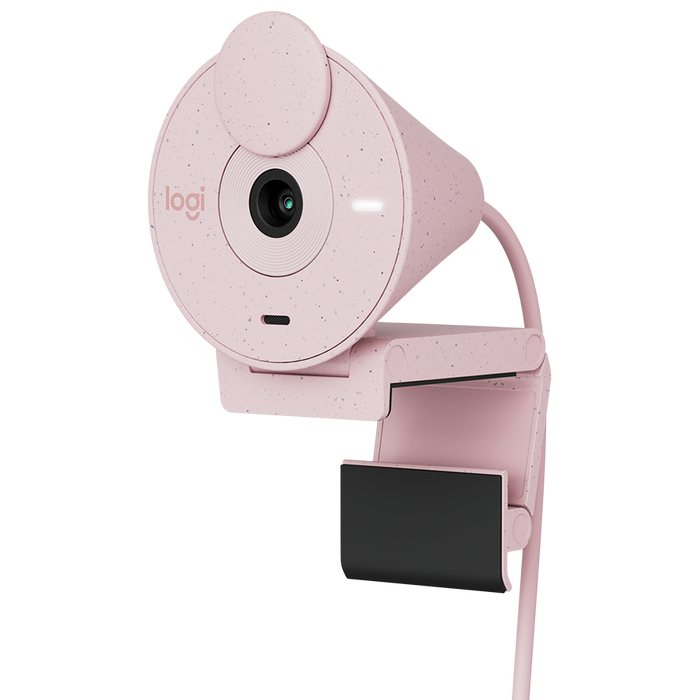 Logitech Brio 300 Full HD webcam - Rose - Usb-c – product photo
